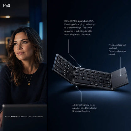 MeS - Folding Bluetooth Keyboard