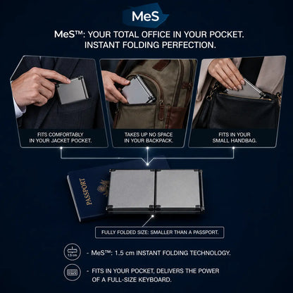 MeS - Folding Bluetooth Keyboard